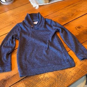 Boys size m euc worn once cowl neck fleece pullover